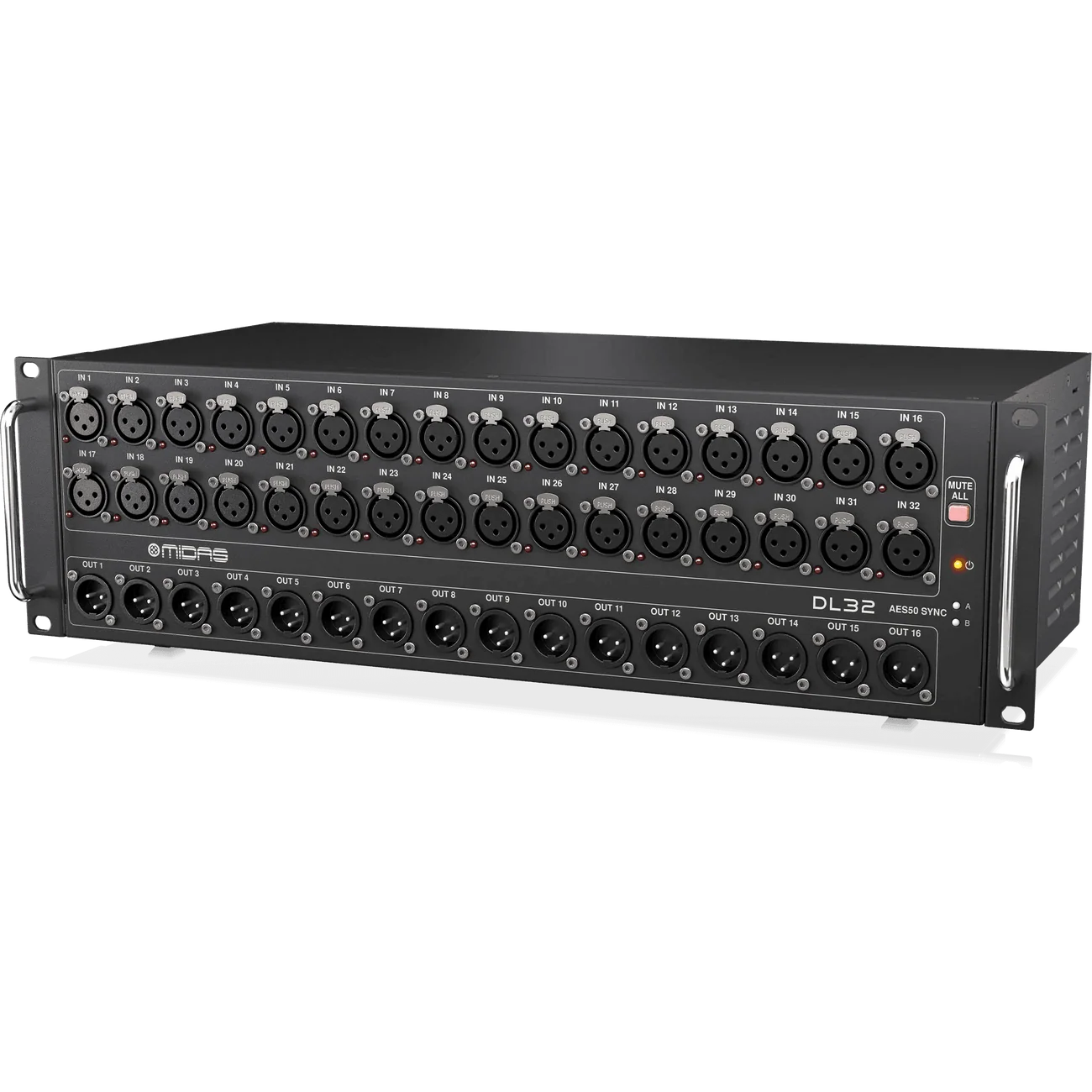 Midas DL32 32-input / 16-output Stage Box Midas DL32 32-input / 16-output Stage Box