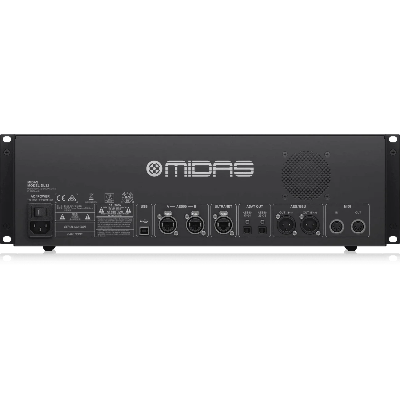 Midas DL32 32-input / 16-output Stage Box Midas DL32 32-input / 16-output Stage Box
